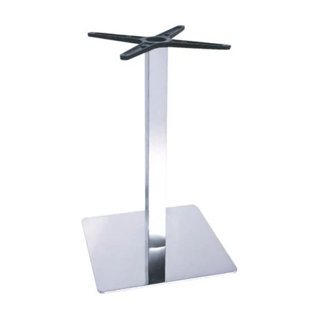 Galax pakoworld aluminum table base in silver shade 45x45x72cm