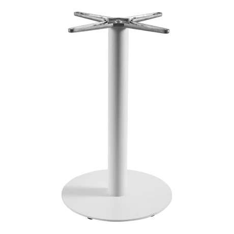 Jefry pakoworld metal table base in white shade D48x73cm
