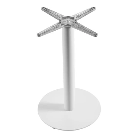 Jefry pakoworld metal table base in white shade D48x73cm