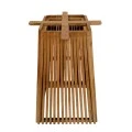 Bar table base Darius pakoworld mindi wood in natural shade 60x60x90cm