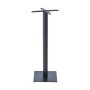 Stada pakoworld metal table bar base in black shade 40x40x108cm