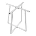 Mulbe pakoworld metal table base in white shade 70x70x73cm