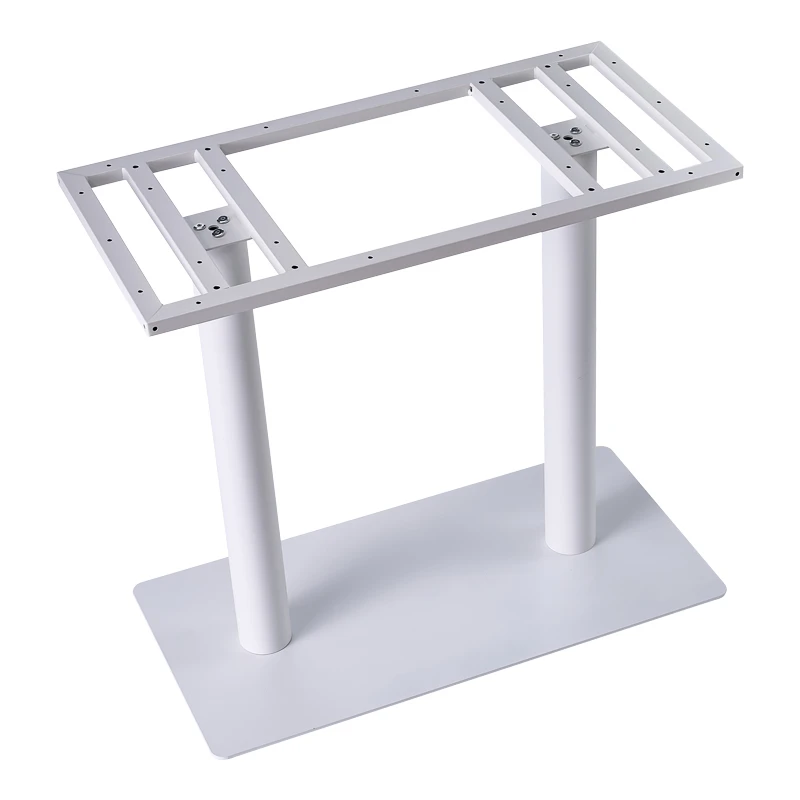 Soign pakoworld metal table base white 80x40x108cm