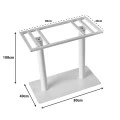 Soign pakoworld metal table base white 80x40x108cm