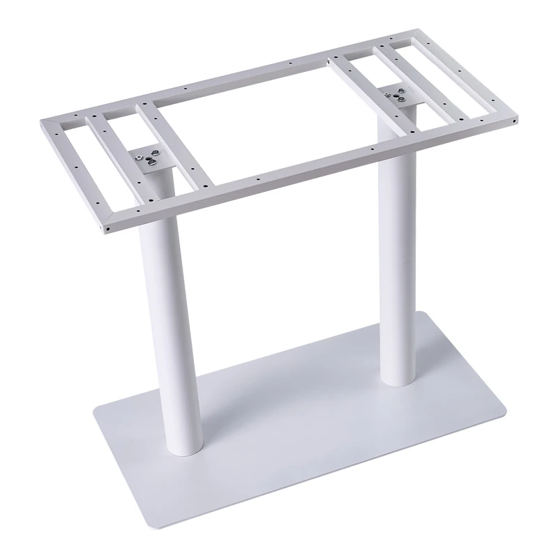 Soign pakoworld metal table base white 80x40x72cm