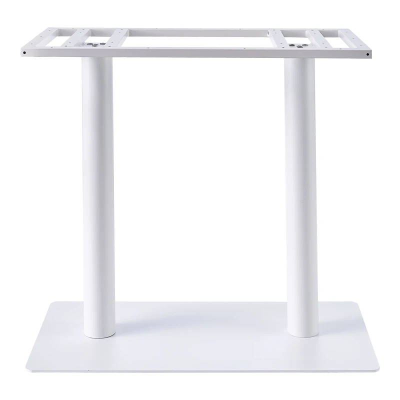 Soign pakoworld metal table base white 80x40x72cm