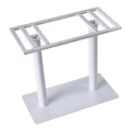 Soign pakoworld metal table base white 80x40x90cm