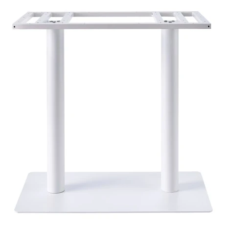 Soign pakoworld metal table base white 80x40x90cm