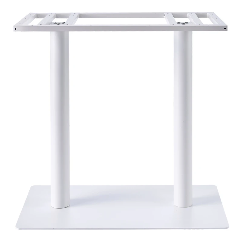 Soign pakoworld metal table base white 80x40x90cm