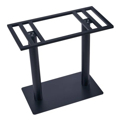 Soign pakoworld metal table base black 80x40x90cm