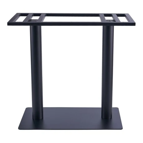 Soign pakoworld metal table base black 80x40x90cm