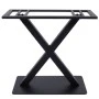 Wolver pakoworld metal table base in black shade 80x40x72cm