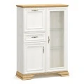 Showcase Jaden pakoworld golden oak-white antique 93.5x39x133cm