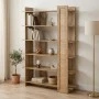 Βιβλιοθήκη Oslo pakoworld sonoma 100x32x146.5εκ