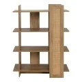 Βιβλιοθήκη Oslo pakoworld sonoma 75x32x95εκ