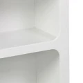 Βιβλιοθήκη-ραφιέρα Emersi pakoworld mdf σε λευκή απόχρωση 70x35x100εκ