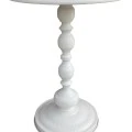 Anesor pakoworld metal side table in cream shade D40x52cm
