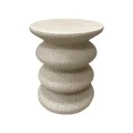 Side table Bellon pakoworld ecru MGO D40x46cm
