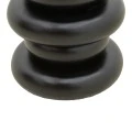 Side table Circena pakoworld solid mango wood black D40x45cm