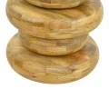 Side table Circena pakoworld solid mango wood in natural color D40x45cm