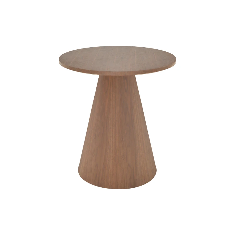 Donda pakoworld side table mdf-metal walnut D45x46cm