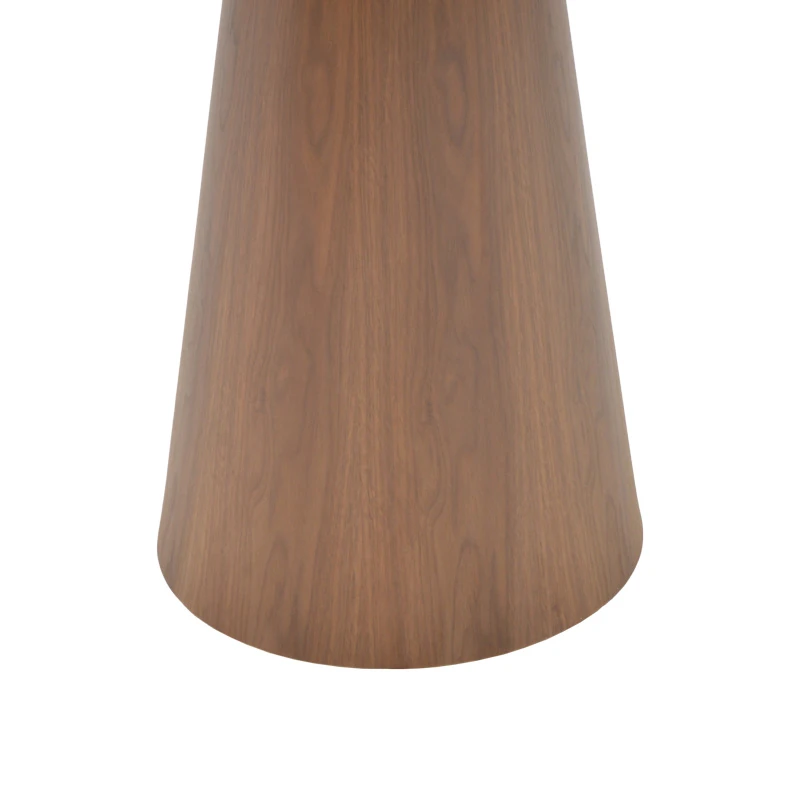 Donda pakoworld side table mdf-metal walnut D45x46cm