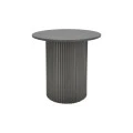 Dovel pakoworld side table mdf-metal in black shade D50x50cm
