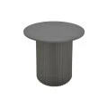 Dovel pakoworld side table mdf-metal in black shade D50x50cm