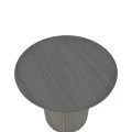 Dovel pakoworld side table mdf-metal in black shade D50x50cm