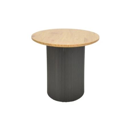 Dovel pakoworld side table mdf in sonoma-black metal D50x50cm