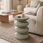 Side table Jonne pakoworld white MGO D40x46cm