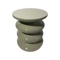 Side table Jonne pakoworld white MGO D40x46cm