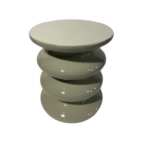 Side table Jonne pakoworld white MGO D40x46cm