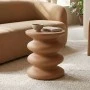 Side table Jonne pakoworld terracotta MGO D40x46cm