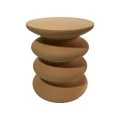 Side table Jonne pakoworld terracotta MGO D40x46cm