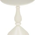 Lalou pakoworld metal side table in cream shade D40x55cm