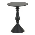 Lalou pakoworld metal side table in black shade D40x55cm