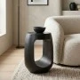 Side table Lenora pakoworld solid mango wood black D33x45cm