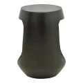 Side table Lenora pakoworld solid mango wood black D33x45cm
