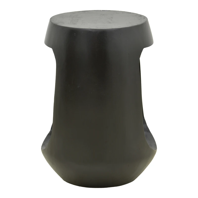 Side table Lenora pakoworld solid mango wood black D33x45cm
