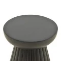 Side table Nemira pakoworld solid mango wood black D30x35cm