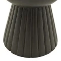 Side table Nemira pakoworld solid mango wood black D30x35cm