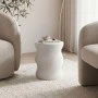 Side table Rinda pakoworld ecru MGO D33x40cm