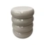 Side table Venezia pakoworld white MGO D35x46cm
