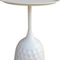 Side table Waini pakoworld metal in cream shade D39x60cm