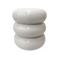 Side table Zoubi pakoworld white MGO D35x43cm