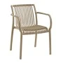 MODENA Stackable Armchair PP-UV Tortora