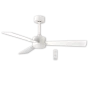 Ανεμιστήρας Οροφής 52'' 132CM PRCF-80617 Primo Λευκός 3Φτερά Με Τηλεχειριστήριο