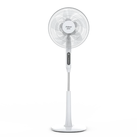 Ανεμιστήρας Ορθοστάτης PRSF-80614D Primo 16'' 40εκ. Με Τηλεχειριστήριο και DC μοτέρ Λευκός