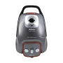 Σκούπα PRVC-40489 Primo Ηλεκτρική AAA Silent Force, με πέλμα PET 700W 3.0L Ανθρακί/Κόκκινη